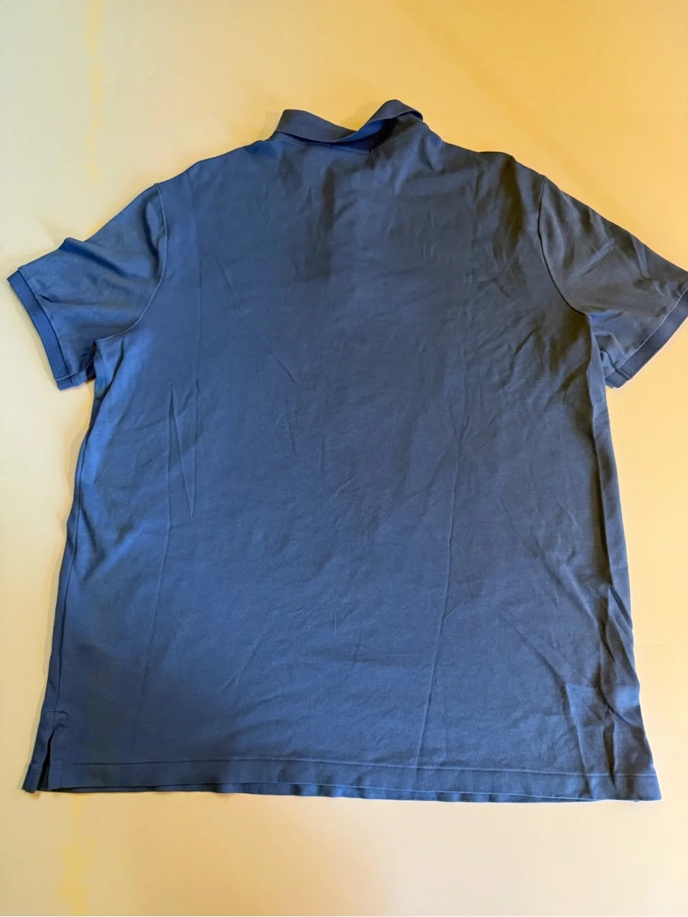 Ralph Lauren Light Blue Polo with Gold Pony Embroidery S Medium